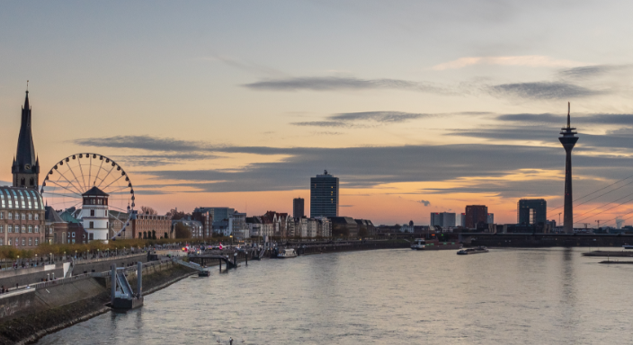 Foto der Düsseldorfer Skyline